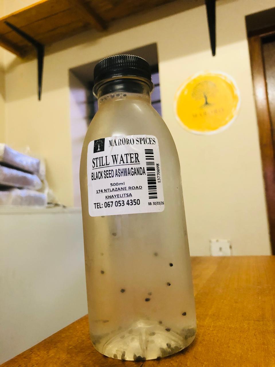 Black Seeds & Ashwaganda Water