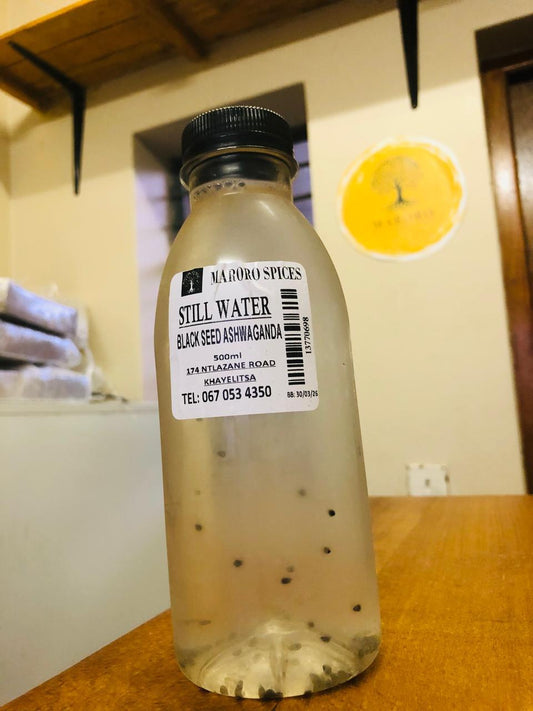 Black Seeds & Ashwaganda Water
