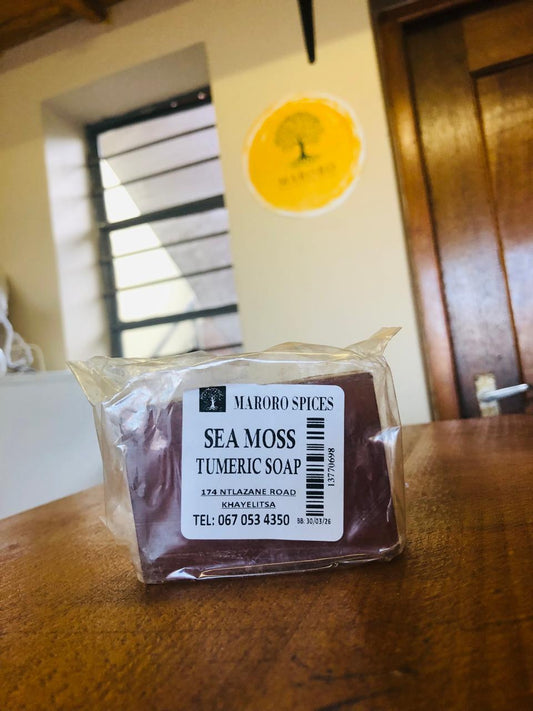 Sea Moss, Turmeric Soap (Jojoba & Tree Tee)